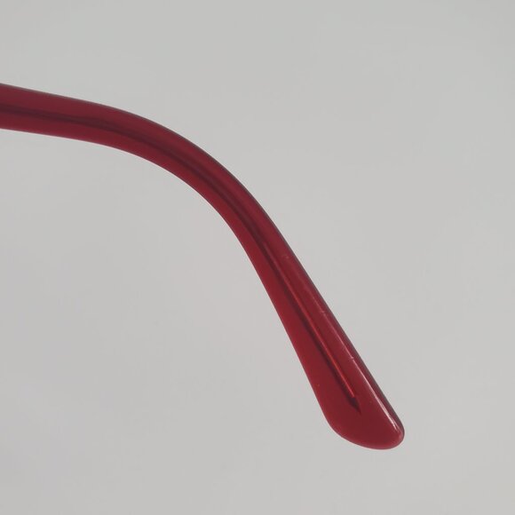 Women's Red FENDI Logo Eyeglasses Rectangular Frames *  READ - Picture 11 of 11